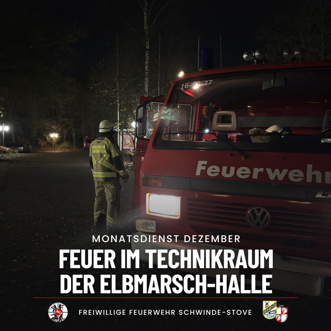 TSF-W der FF Schwinde beim Monatsdienst