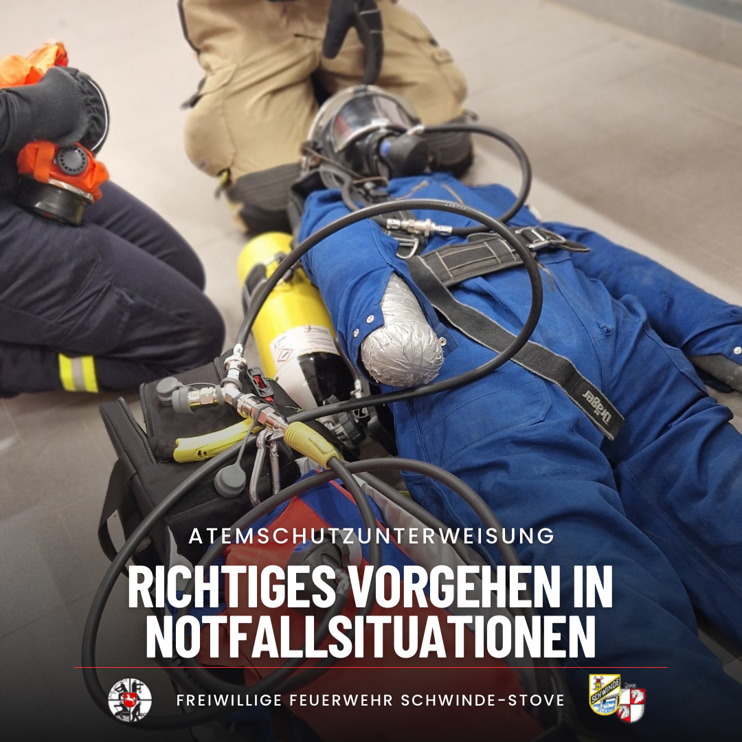 Versorgung eines verunglückten Atemschutzgeräteträgers