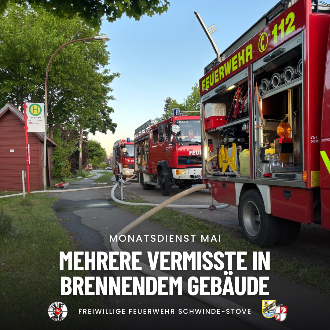 Einsatzfahrzeuge mit offenen Geräteräumen