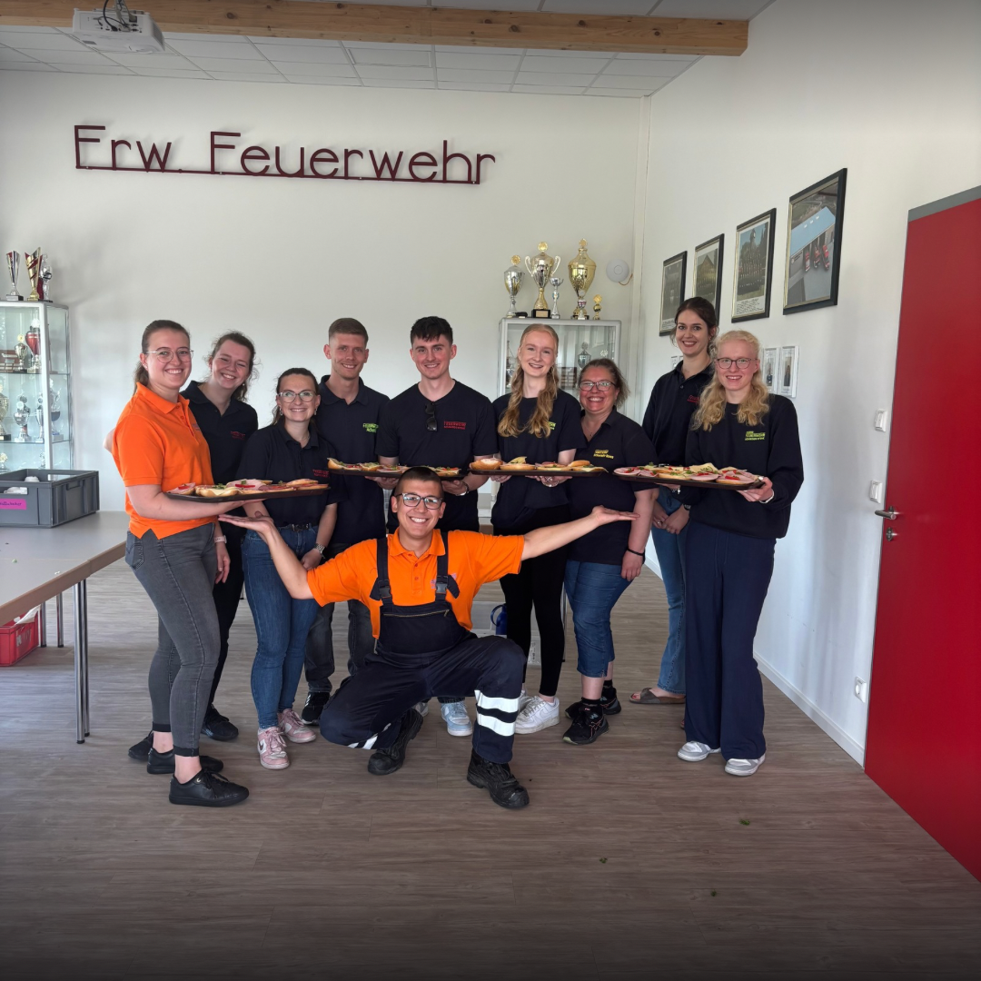 Das Team der Verpflegung beim Gemeindefeuerwehrtag