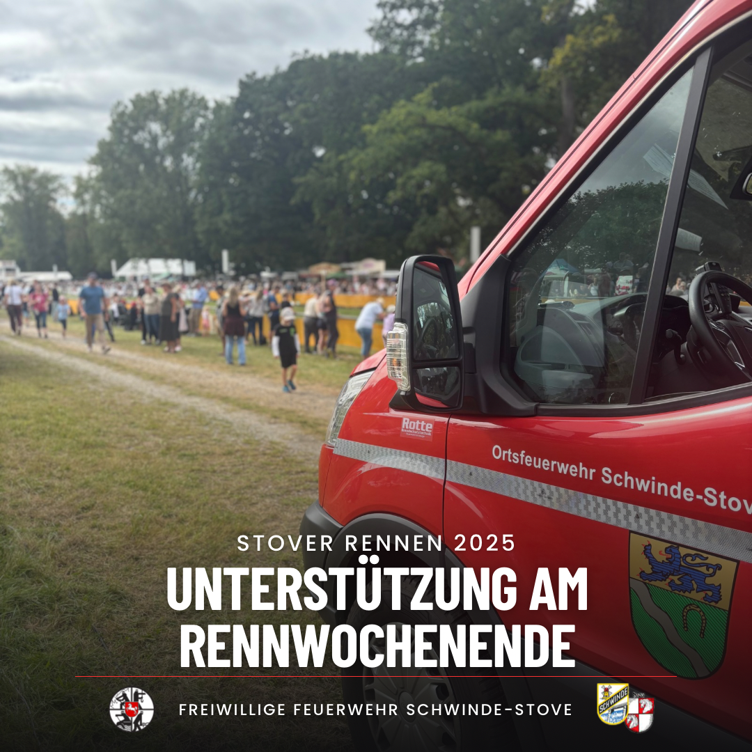 Der MTW der Feuerwehr Schwinde-Stove beim Stover Rennen