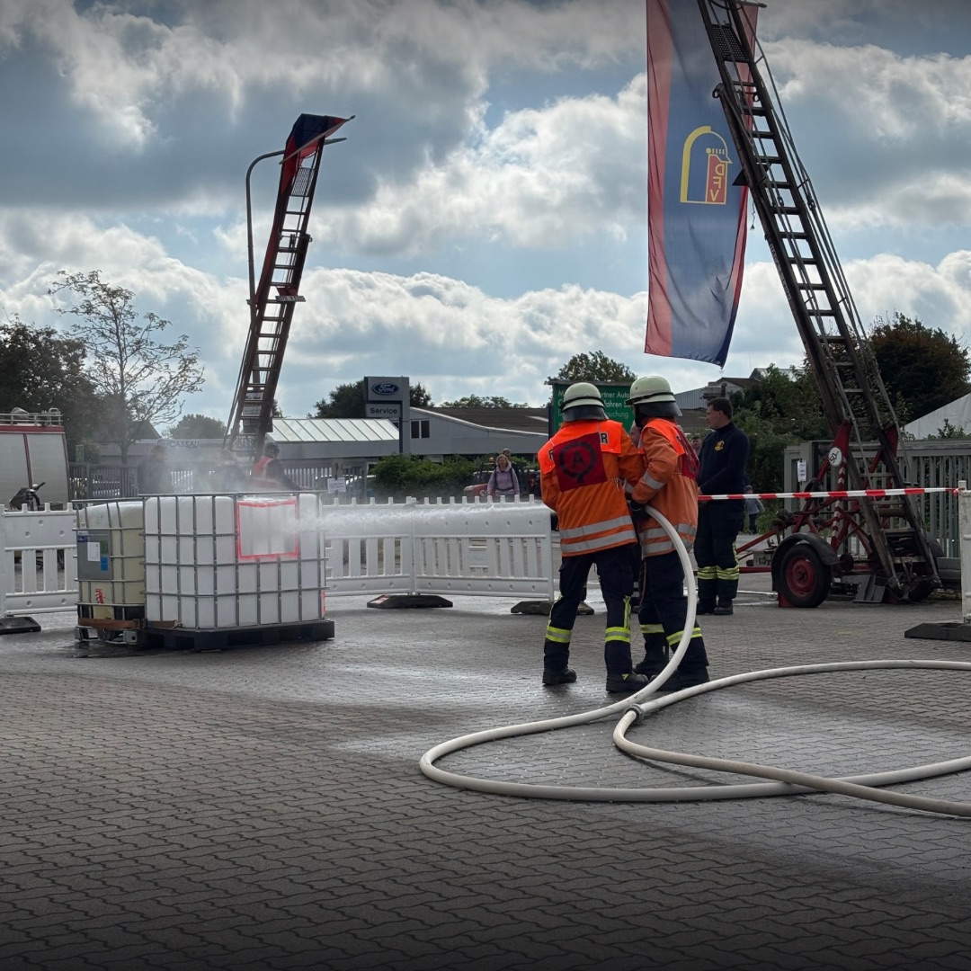Löschangriff beim Wettbewerb in Assel