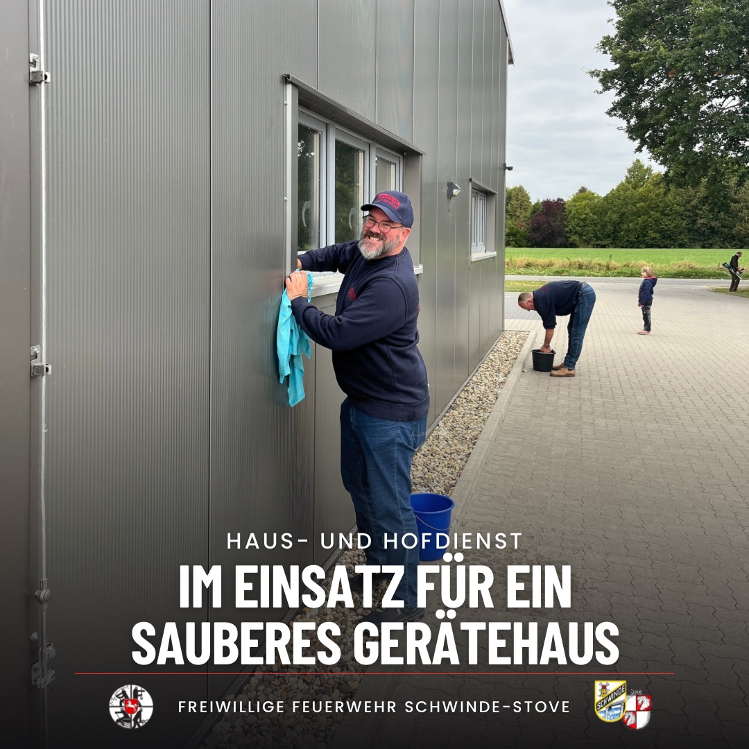 Ein Fenster wird gereinigt