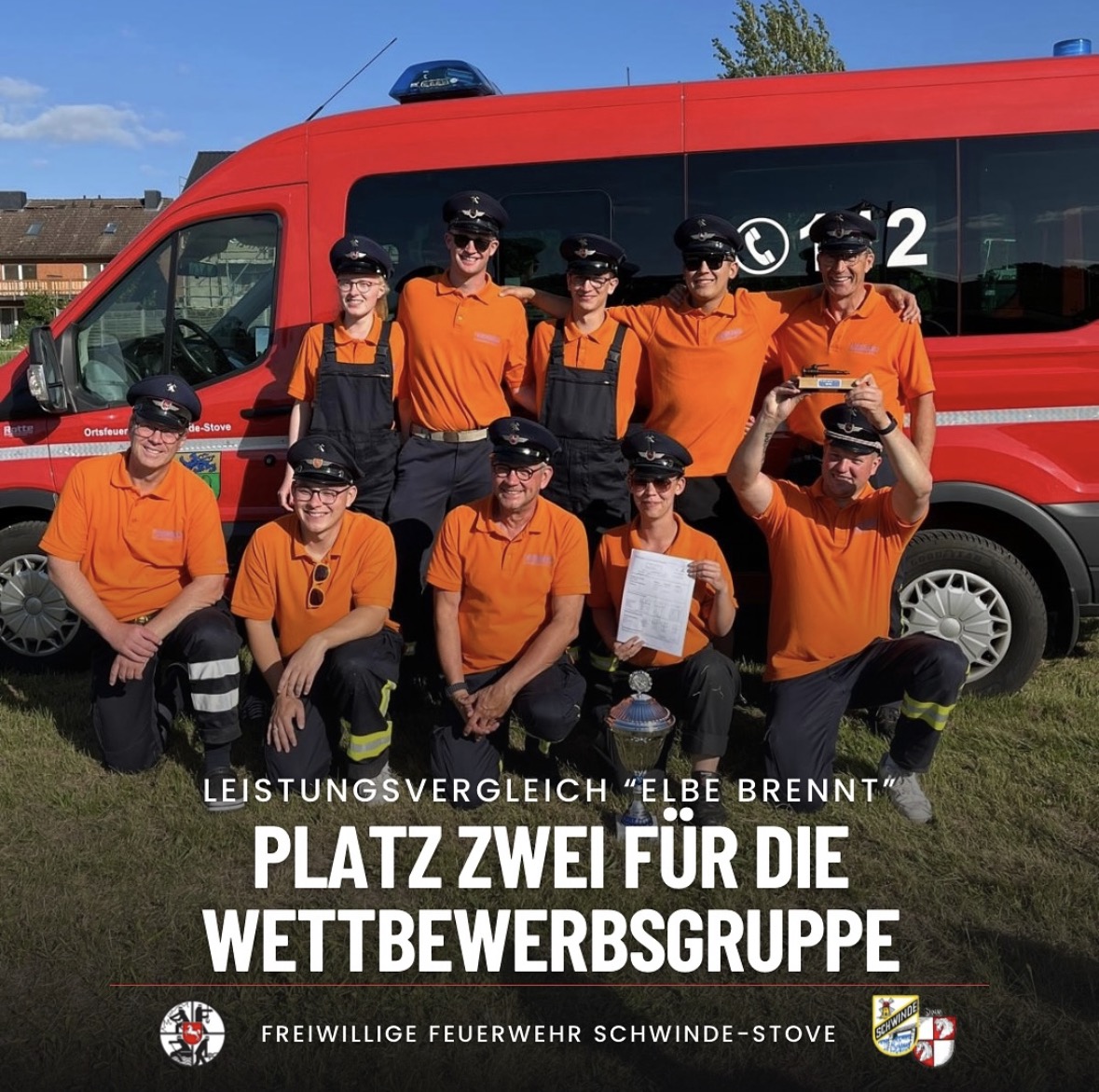 Die Leistungsvergleichseinheit der Feuerwehr Schwinde-Stove