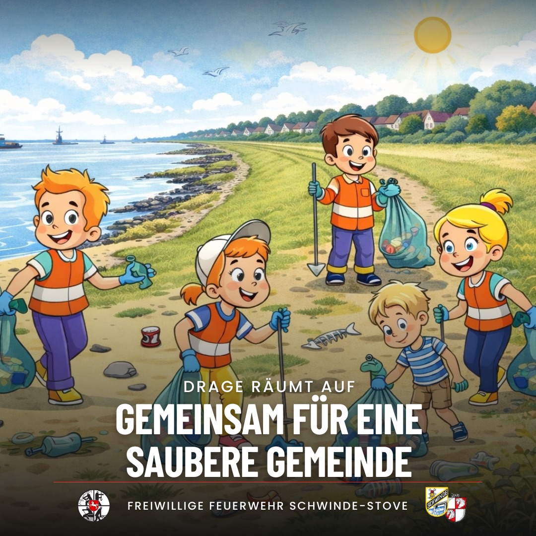 Kinder sammeln Müll