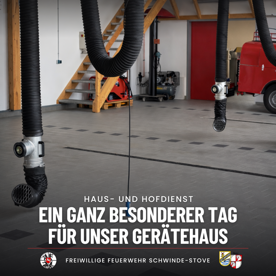 Leeres Gerätehaus der FF Schwinde-Stove