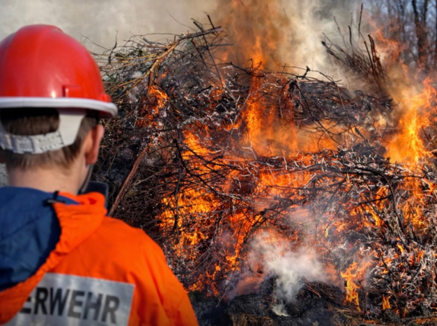 Osterfeuer 2026 in Schwinde
