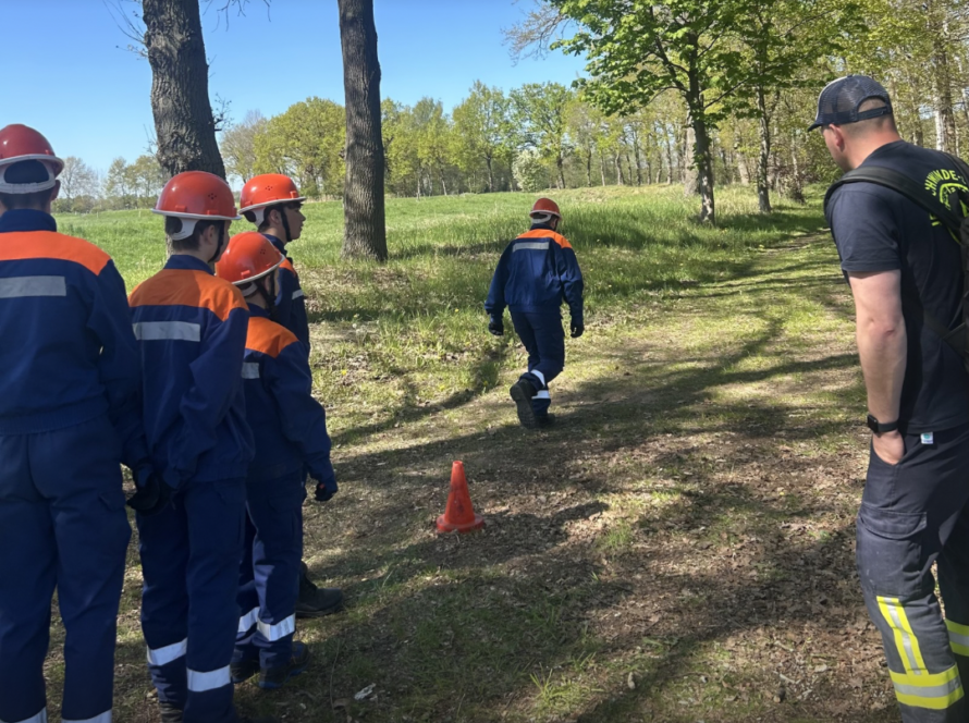 Kinder beim O-Marsch Handorf