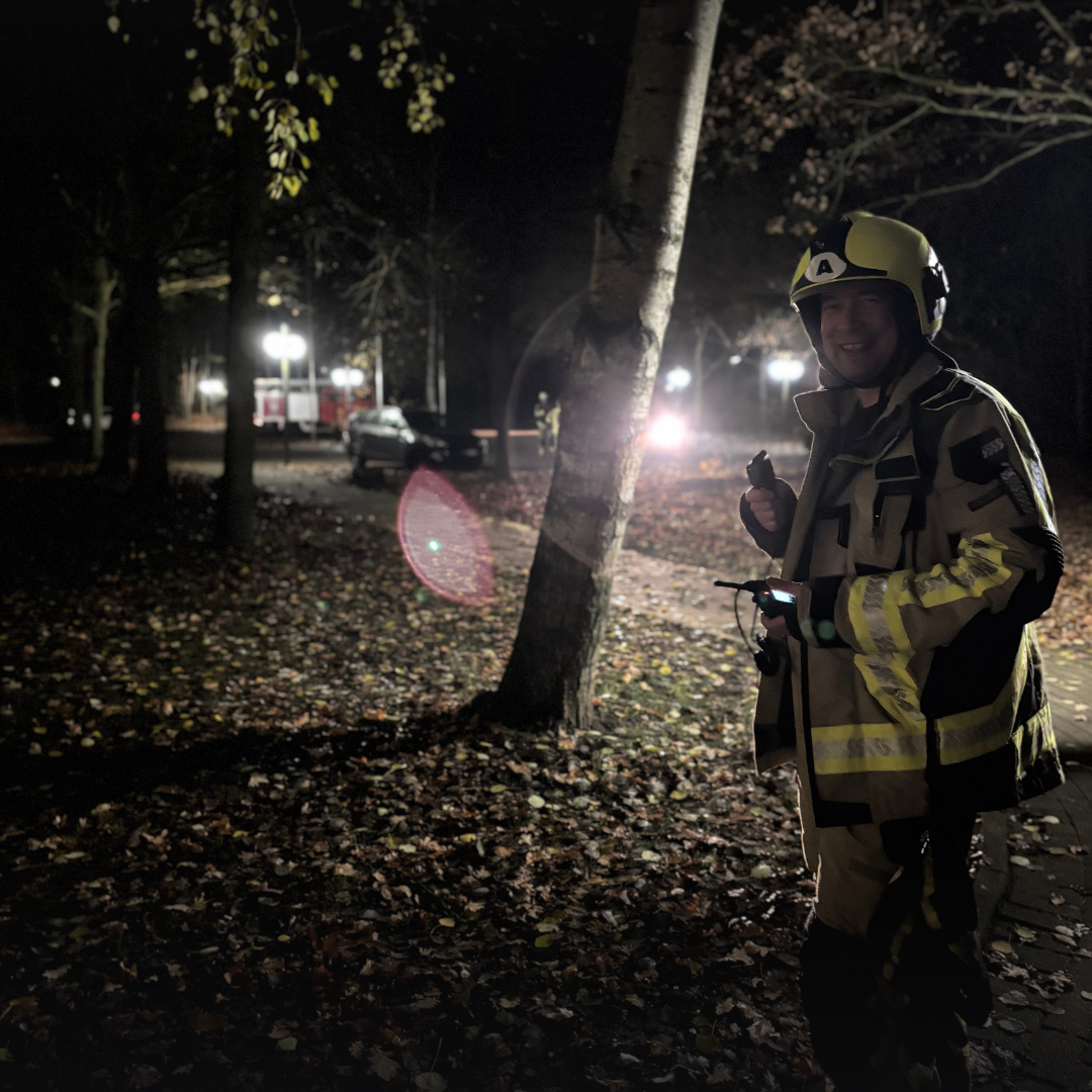 Gruppenführer bei einer Übung