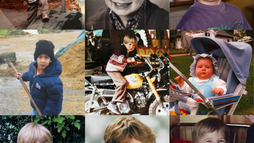 Collage Kinderbilder der FF Schwinde-Stove