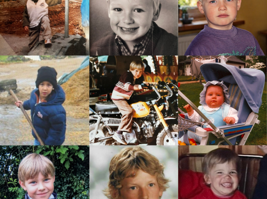 Collage Kinderbilder der FF Schwinde-Stove