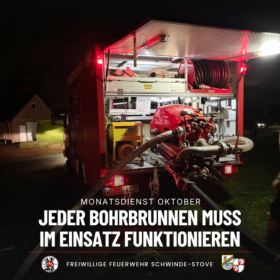 Pumpe des TSF-W in Aktion