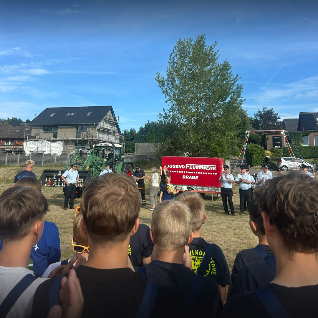 Jugendfeuerwehr beim Pokalwettbewerb "Elbe brennt"